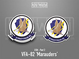 Kitsworld SAV Sticker - US Navy - VFA-82 Marauders 